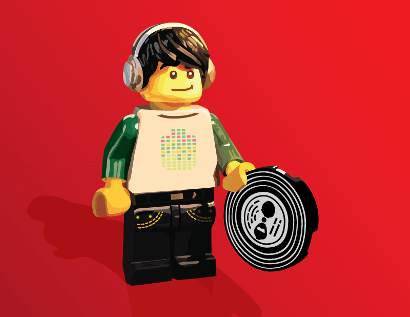 Lego DJ by Tyler Phillips